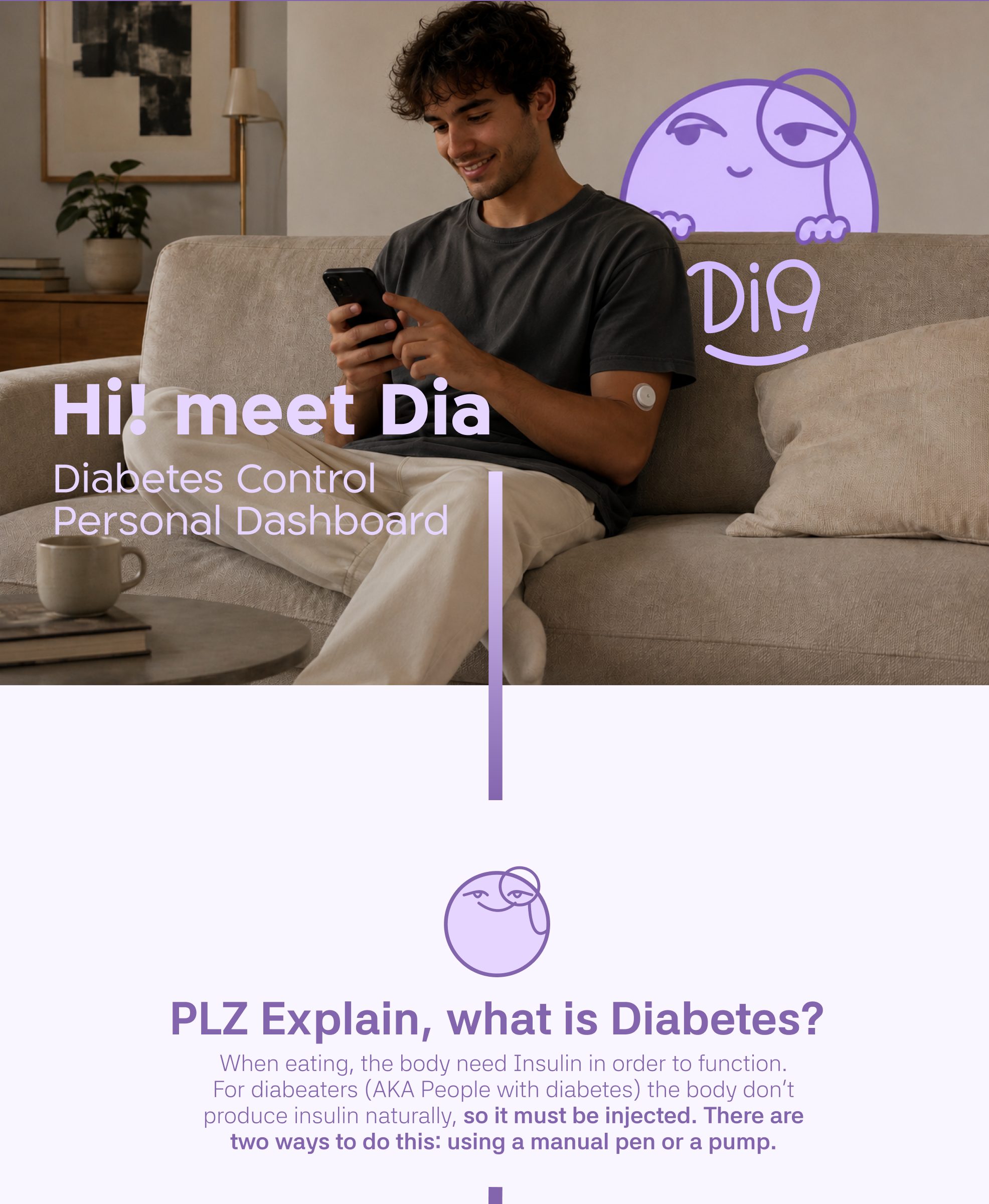 Hi! Meet Dia, a personal diabetes control dashboard