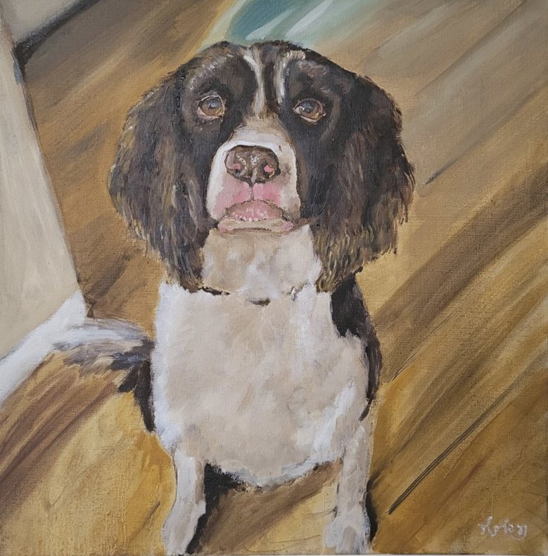 Dog painting